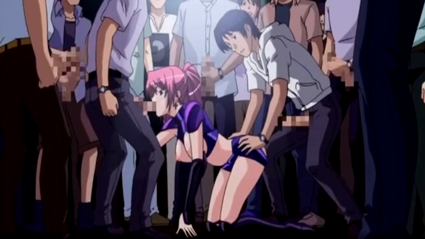 Anime groupsex